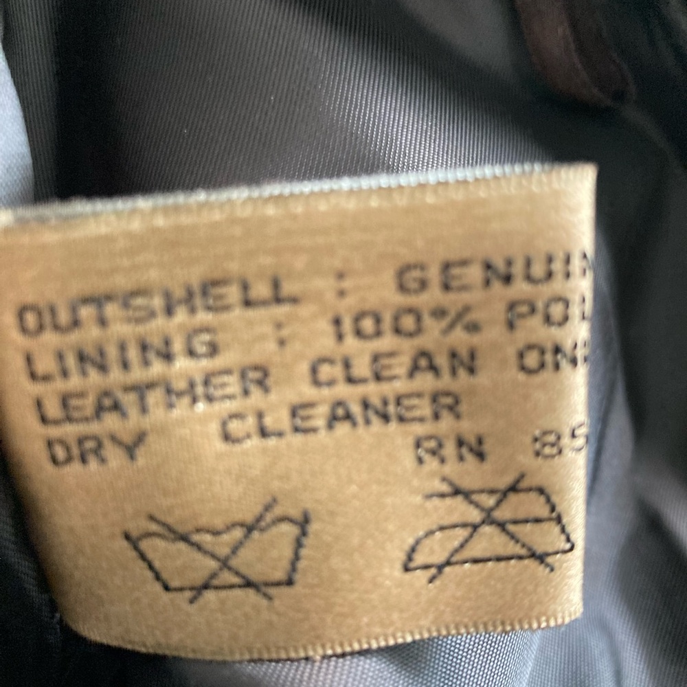 Rem Garson dark brown high rise leather pants - Picture 3 of 16
